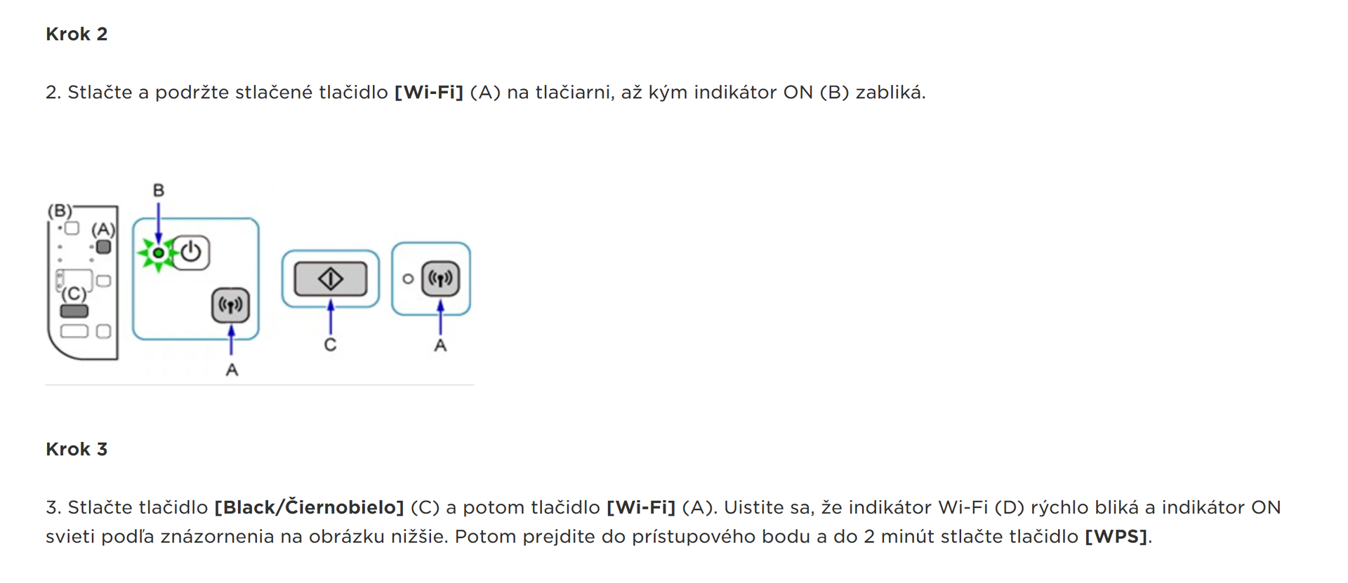 WPS pripojenie